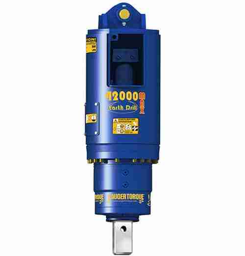 Augertorque 42000 Max Earth Drill 20 - 45T showcasing the hydraulic drill design.