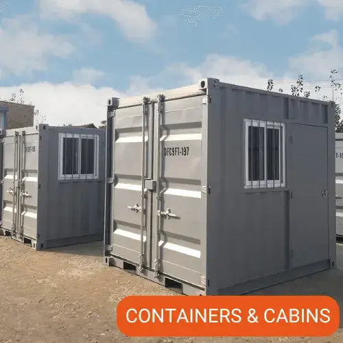 Grey Shipping Container Offices