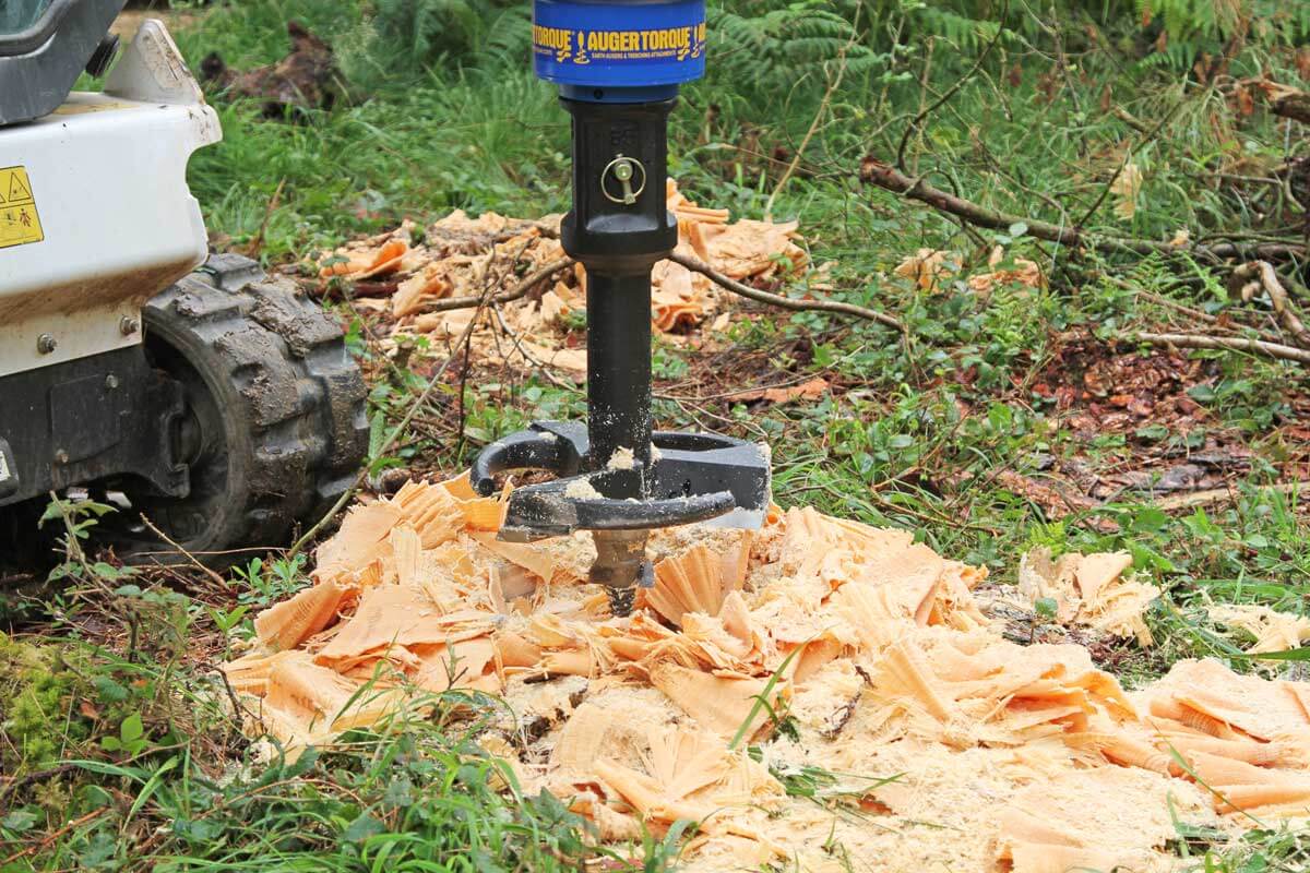 Augertorque Stump Planer DIA 350 (14") - 65mm RND HUB 