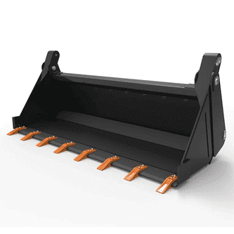 Kovaco 4 in 1 Bucket designed for leveling, loading, digging, and handling tasks, versatile and cost-effective attachment.