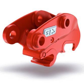 Miller GTS Hydraulic Coupler - 1-6 Tonne, showcasing advanced hydraulic coupler technology for increased safety and productivity.